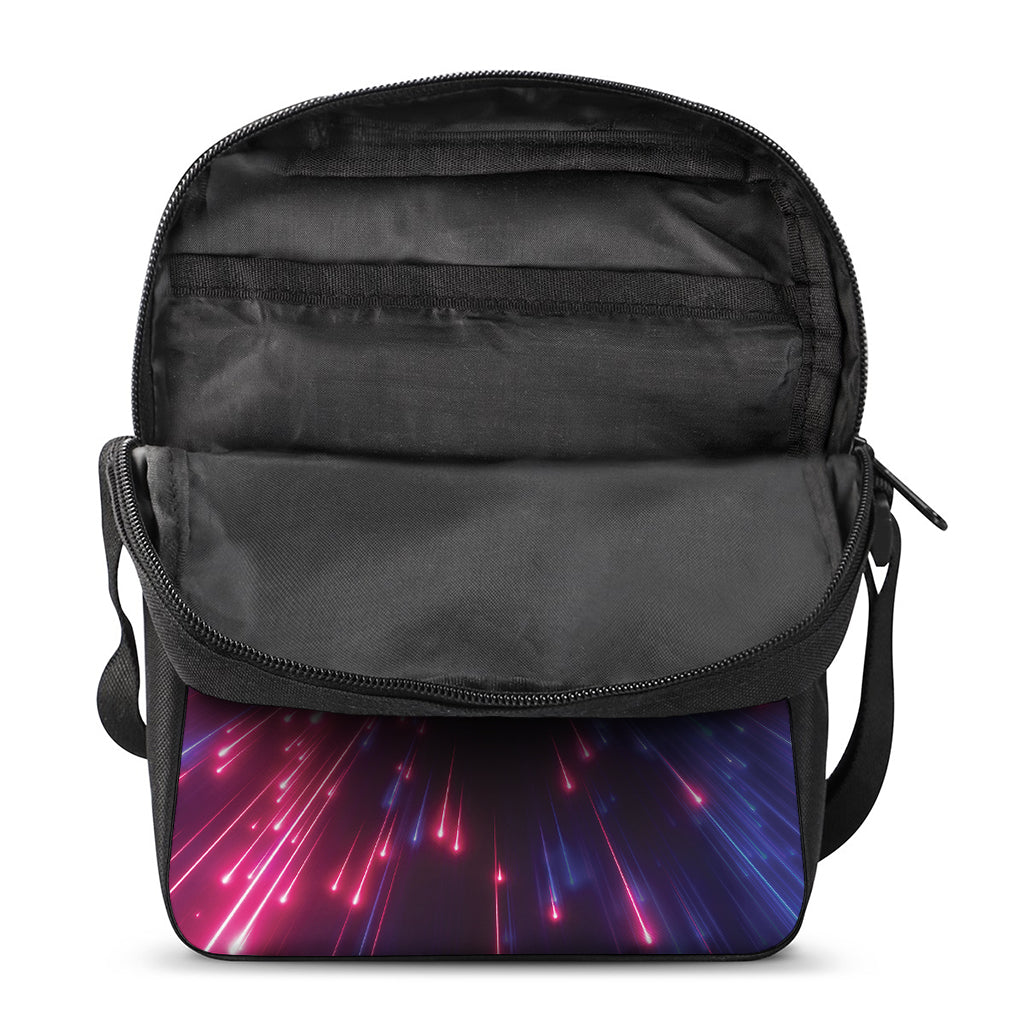 Cosmic Hyperspace Print Rectangular Crossbody Bag