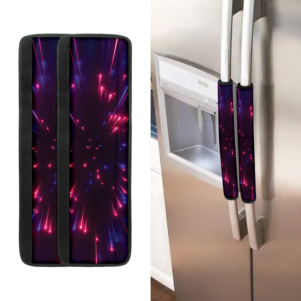 Cosmic Hyperspace Print Refrigerator Handle Covers
