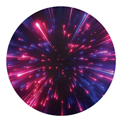 Cosmic Hyperspace Print Round Blanket