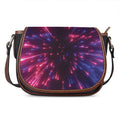 Cosmic Hyperspace Print Saddle Bag