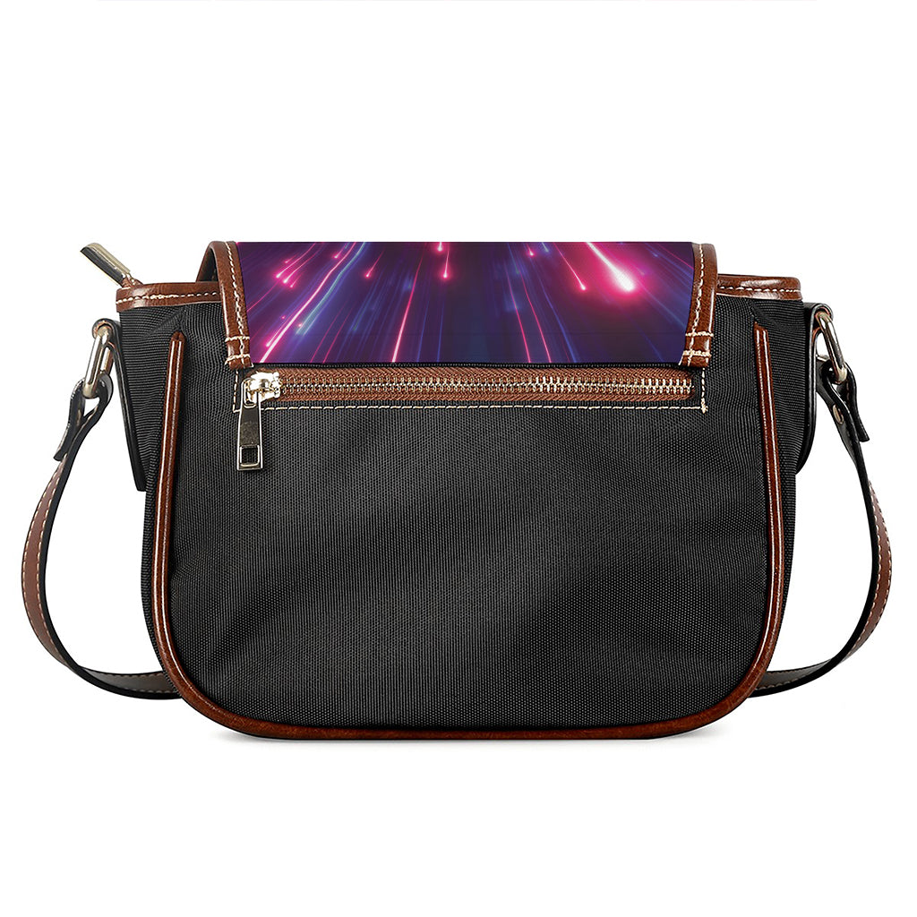 Cosmic Hyperspace Print Saddle Bag
