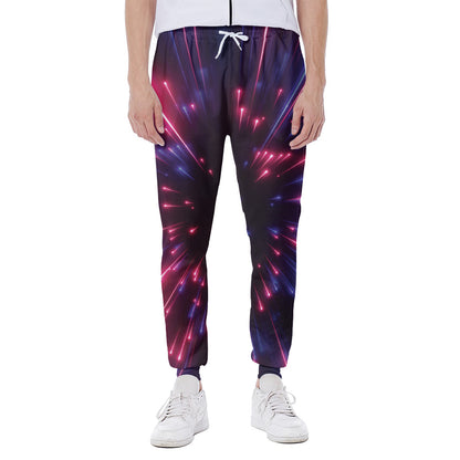 Cosmic Hyperspace Print Scuba Joggers