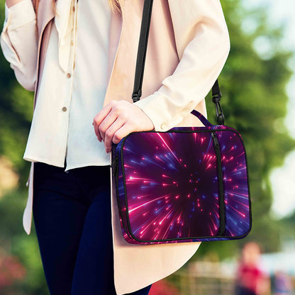Cosmic Hyperspace Print Shoulder Strap Bible Bag