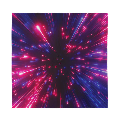 Cosmic Hyperspace Print Silk Bandana