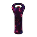Cosmic Hyperspace Print Single Neoprene Wine Tote