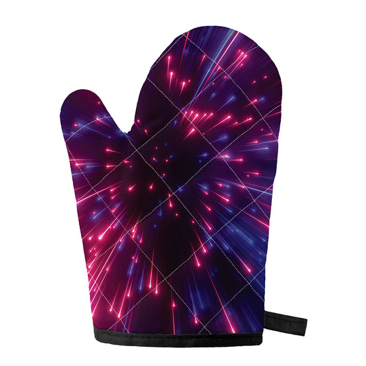 Cosmic Hyperspace Print Single Oven Mitt