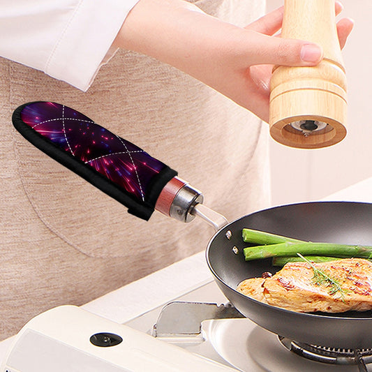 Cosmic Hyperspace Print Skillet Handle Cover
