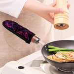Cosmic Hyperspace Print Skillet Handle Cover