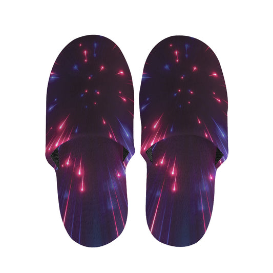 Cosmic Hyperspace Print Slippers