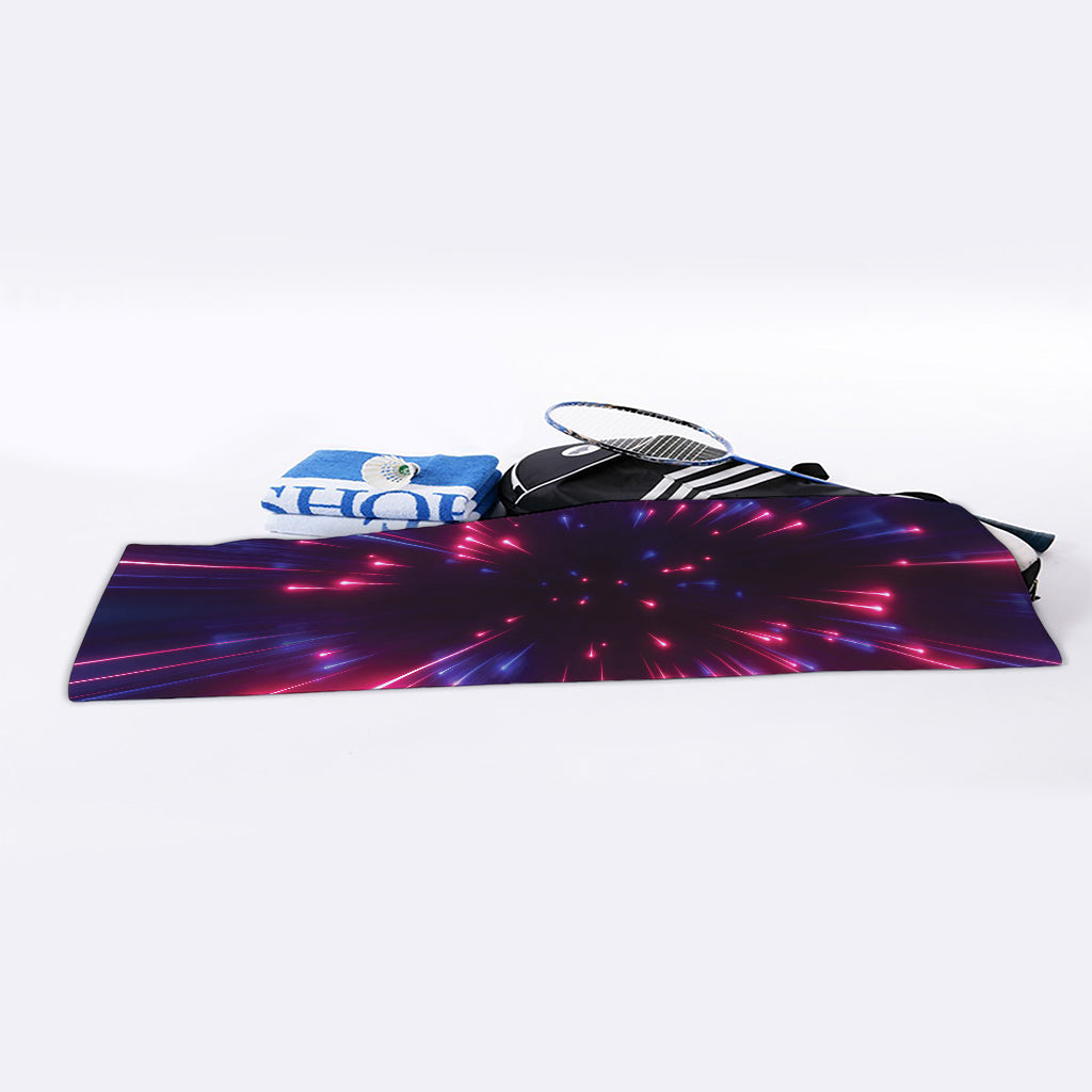 Cosmic Hyperspace Print Sports Towel