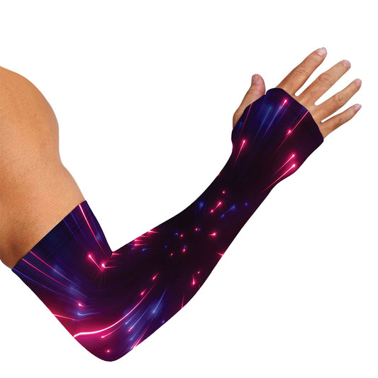 Cosmic Hyperspace Print Sun Protection Arm Sleeves