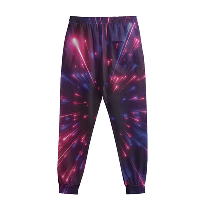 Cosmic Hyperspace Print Sweatpants