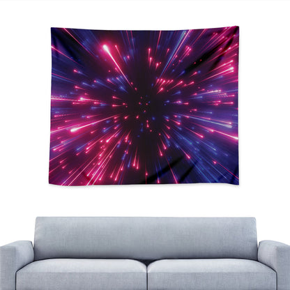 Cosmic Hyperspace Print Tapestry