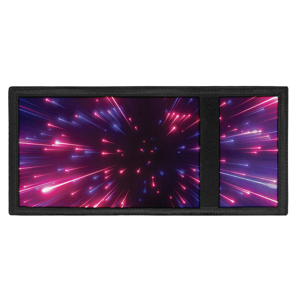 Cosmic Hyperspace Print Trifold Wallet