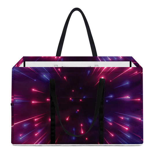 Cosmic Hyperspace Print Utility Tote Bag
