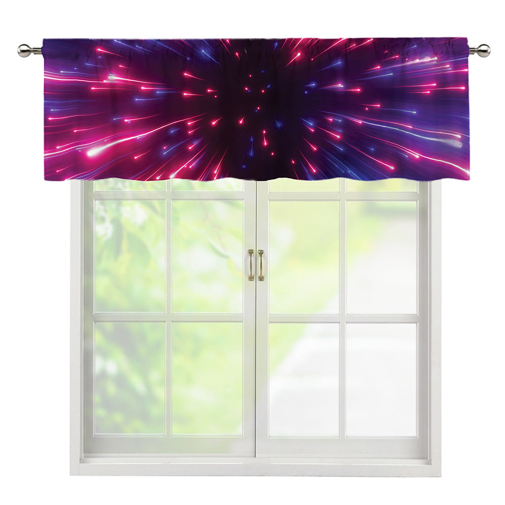 Cosmic Hyperspace Print Window Valance