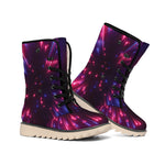 Cosmic Hyperspace Print Winter Boots