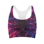 Cosmic Hyperspace Print Women's Sports Bra