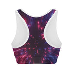 Cosmic Hyperspace Print Women's Sports Bra