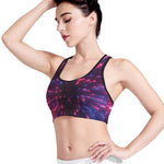 Cosmic Hyperspace Print Women's Sports Bra