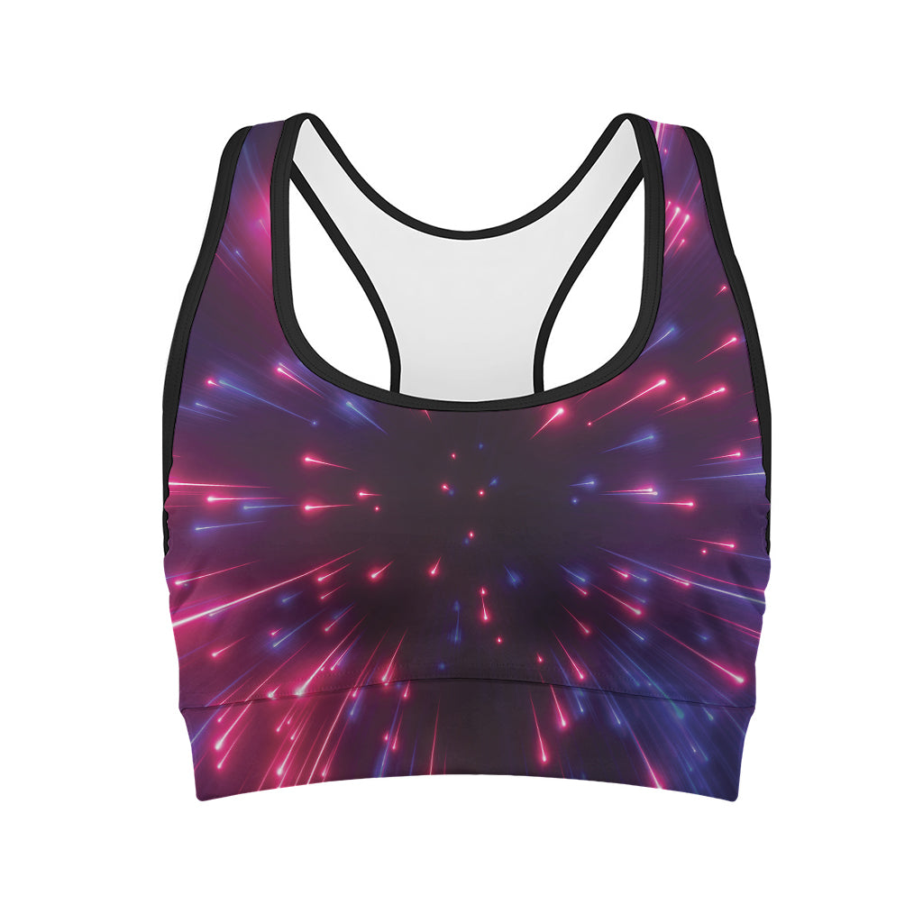 Cosmic Hyperspace Print Women's Sports Bra