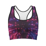 Cosmic Hyperspace Print Women's Sports Bra