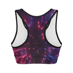 Cosmic Hyperspace Print Women's Sports Bra