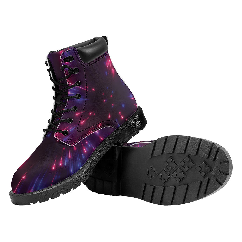 Cosmic Hyperspace Print Work Boots
