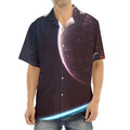 Cosmic Space Print Aloha Shirt