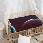 Cosmic Space Print Baby Crib Sheet