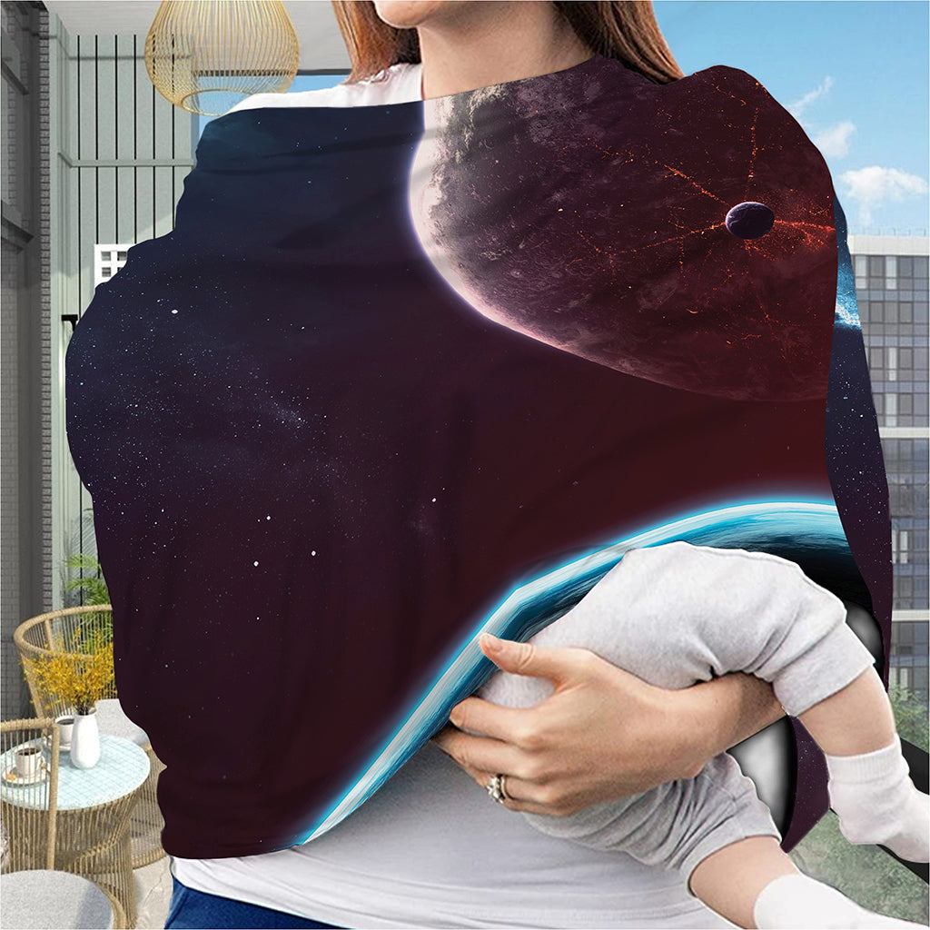 Cosmic Space Print Baby Seat Cover