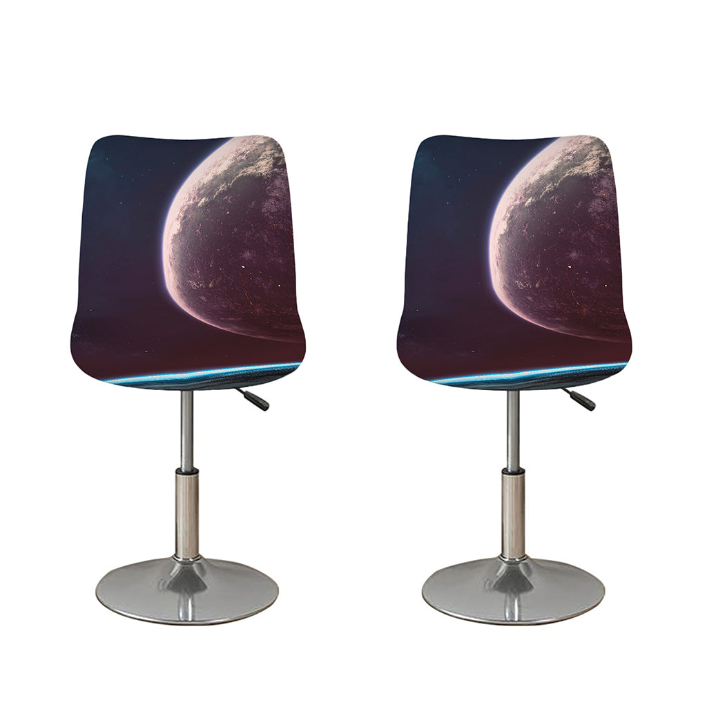 Cosmic Space Print Bar Stool Covers