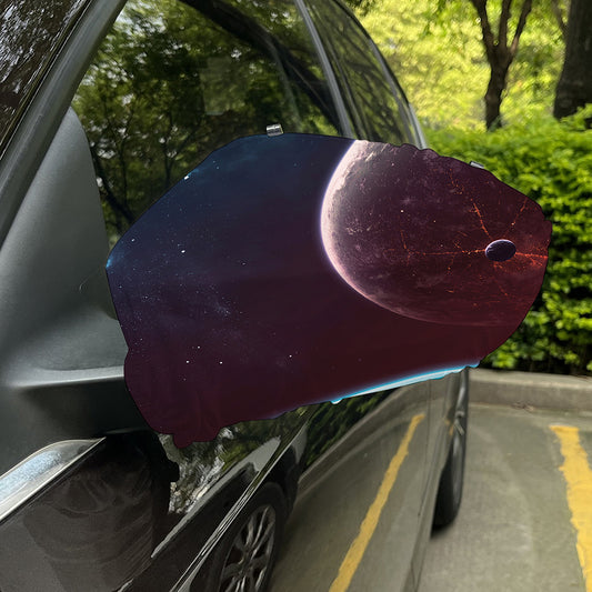 Cosmic Space Print Car Side Mirror Covers