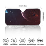 Cosmic Space Print Car Windshield Sun Shade