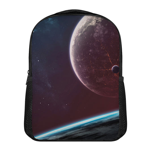 Cosmic Space Print Casual Backpack