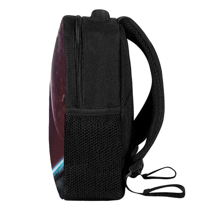 Cosmic Space Print Casual Backpack