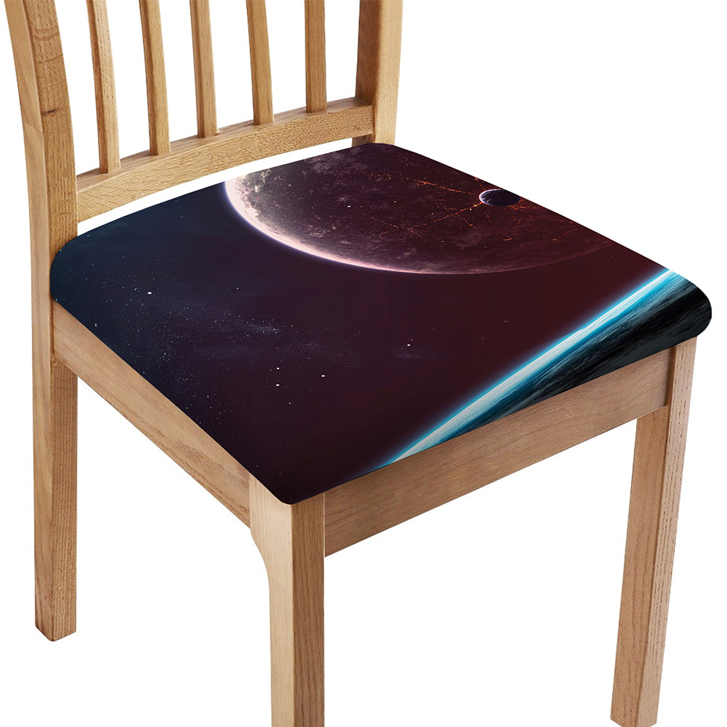 Cosmic Space Print Chair Cushion Cover