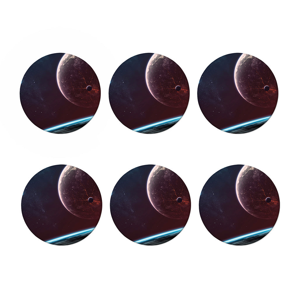 Cosmic Space Print Coaster Set
