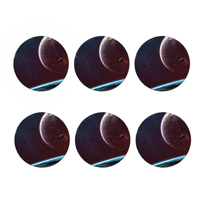 Cosmic Space Print Coaster Set