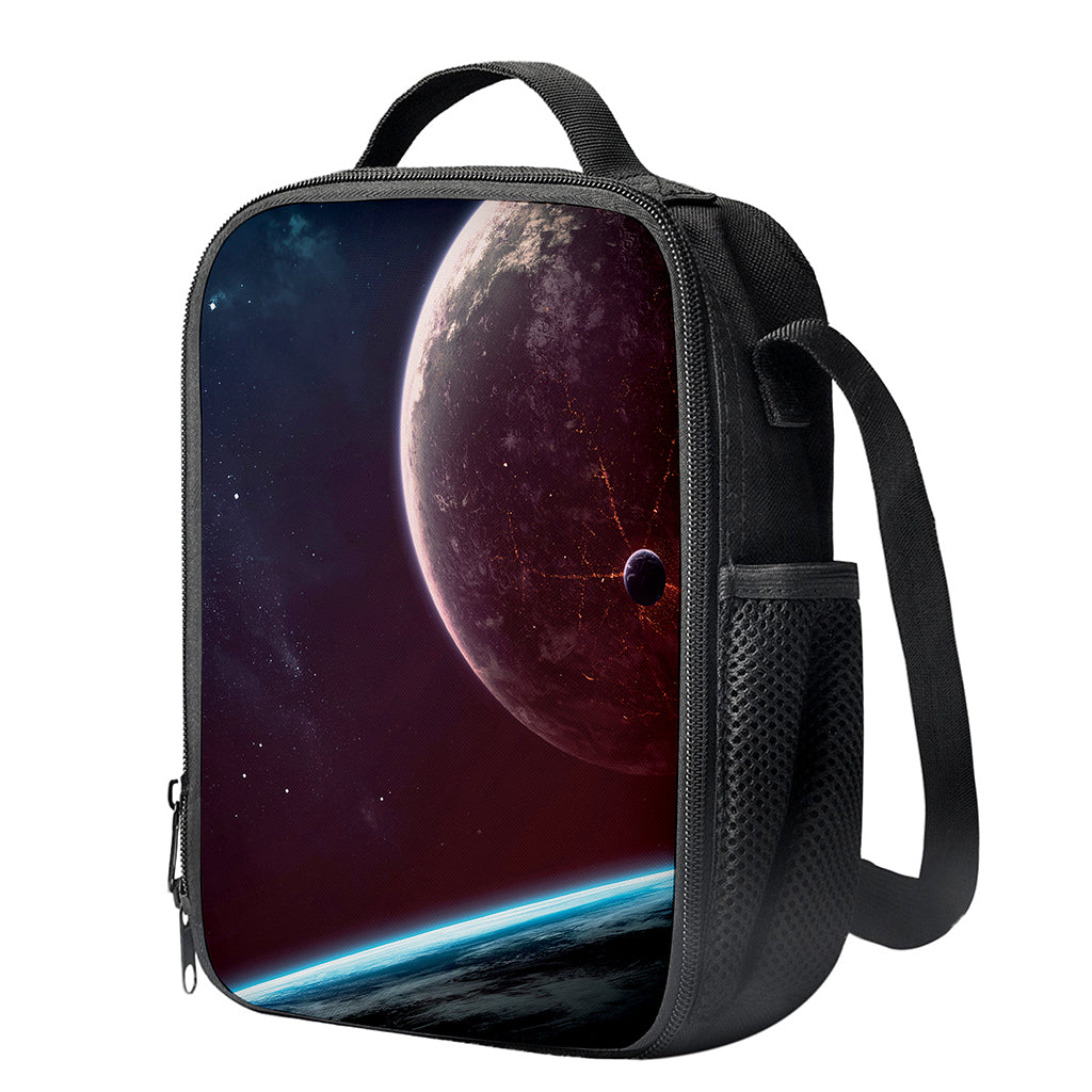Cosmic Space Print Crossbody Lunch Bag