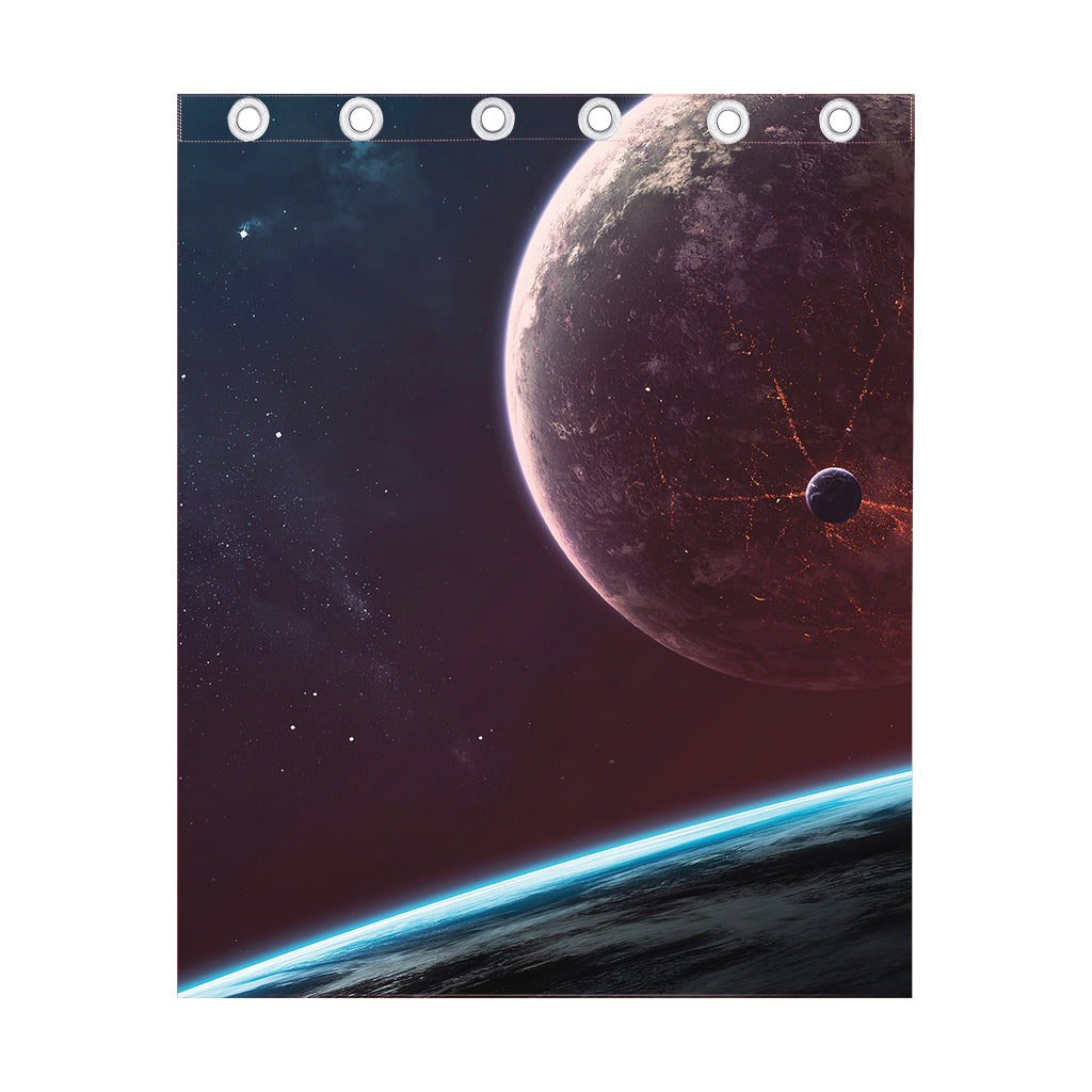 Cosmic Space Print Curtain