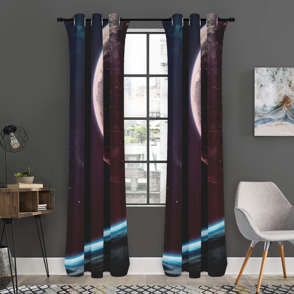 Cosmic Space Print Curtain