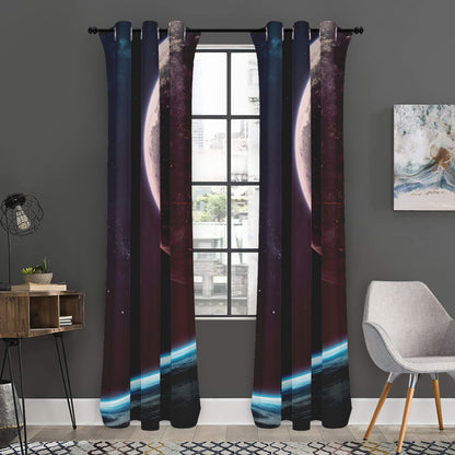 Cosmic Space Print Curtain