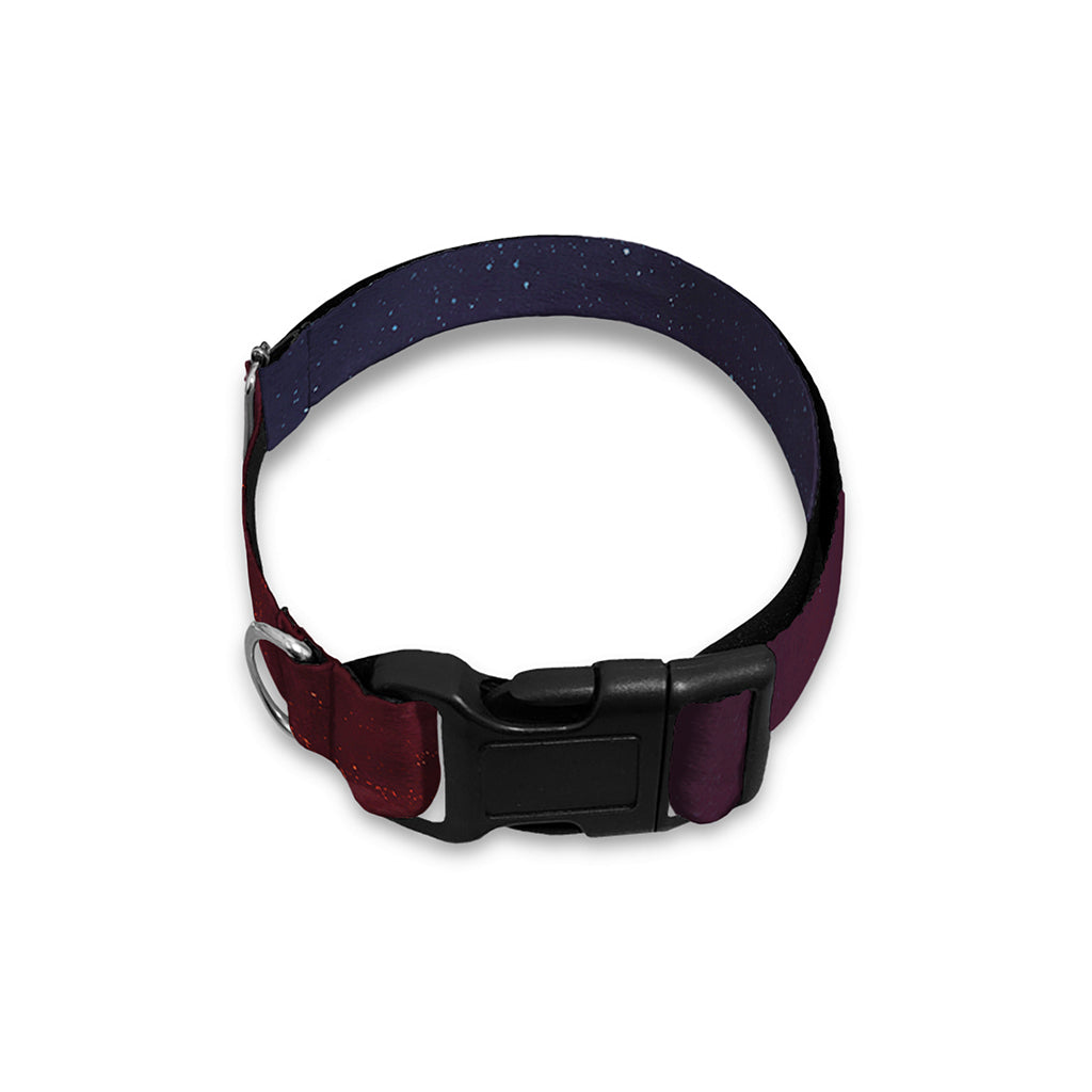 Cosmic Space Print Dog Collar