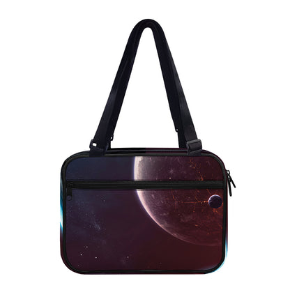 Cosmic Space Print Double Strap Bible Bag