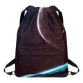 Cosmic Space Print Drawstring Backpack