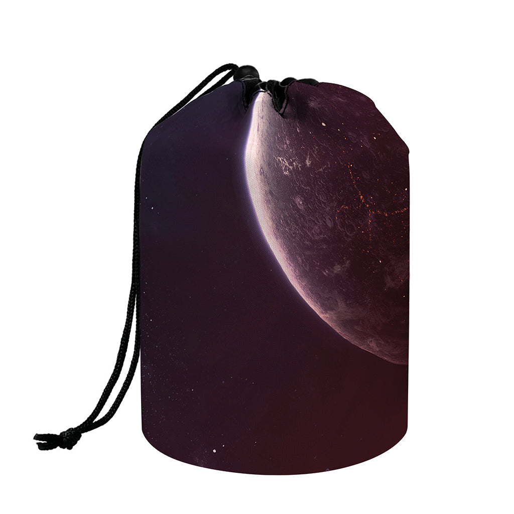 Cosmic Space Print Drawstring Makeup Bag