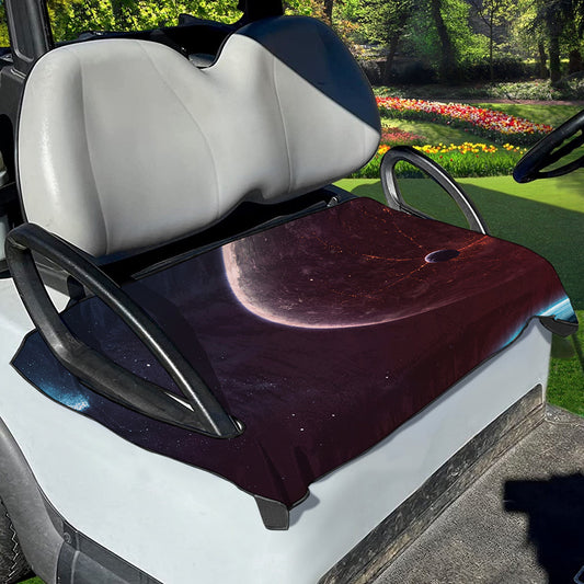 Cosmic Space Print Golf Cart Seat Cover