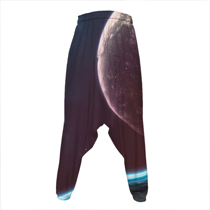 Cosmic Space Print Hammer Pants