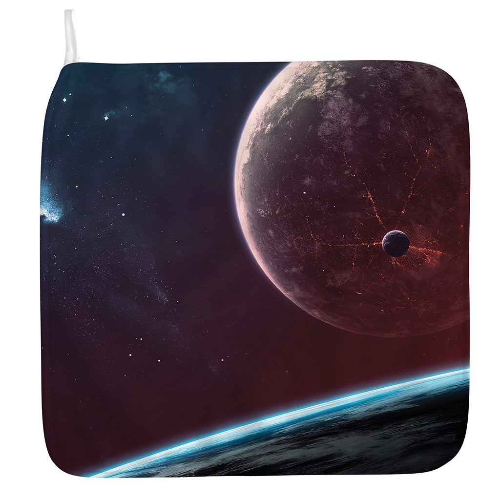 Cosmic Space Print Hand Towel